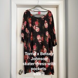 Torrid x Betsey Johnson skater dress